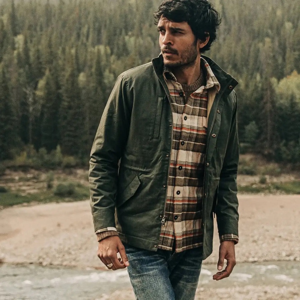 NWT Harris Jacket in Forest Dry Wax - L 42